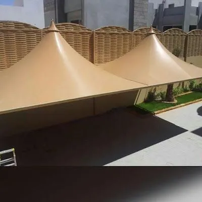 تكلفة مظلات سيارات هرميه في الرياض